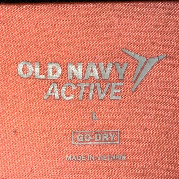 Old Navy Active Go Dry Tulip Back Top Sz Large - Picture 3 of 3